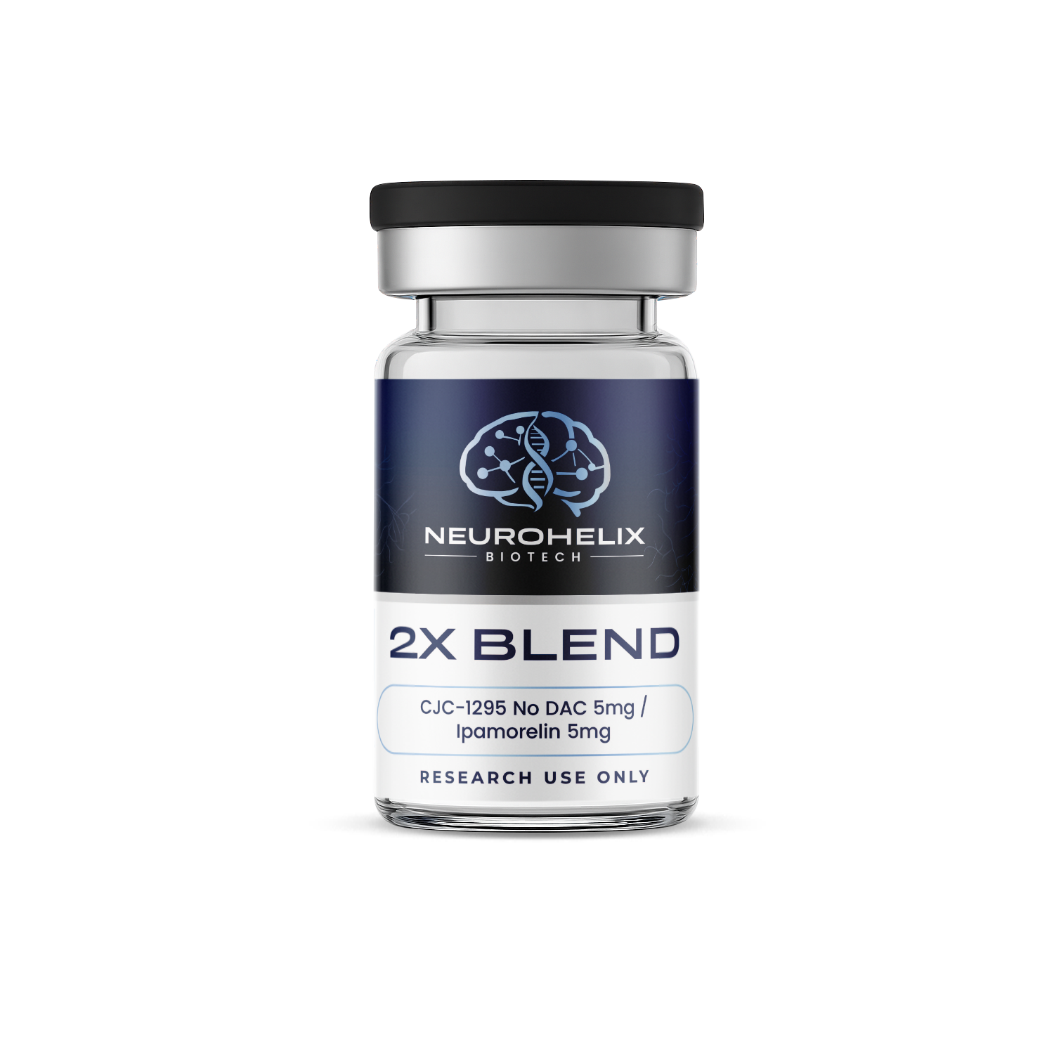 2X Blend CJC-1295 Without DAC (5mg) / Ipamorelin (5mg)